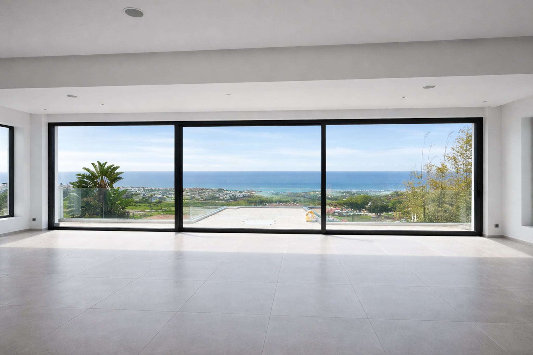 terrasse panoramique face océan villa casablanca