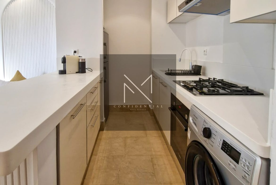 À LOUER – APPARTEMENT MEUBLÉ AVEC GRANDE TERRASSE – CASABLANCA FINANCE CITY (CFC)